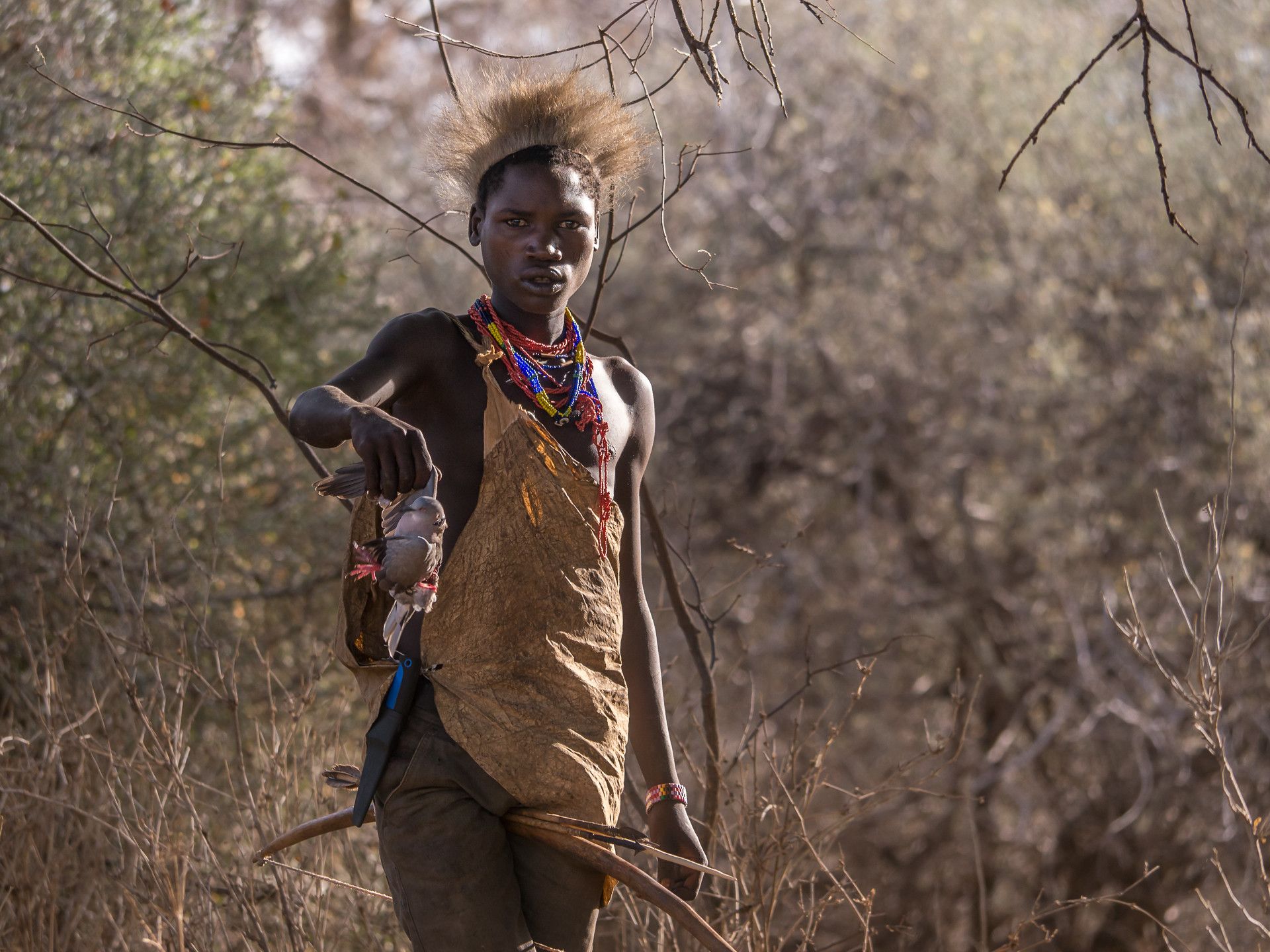 Hadzabe tribe, near Lake Eyasi, Tanzania