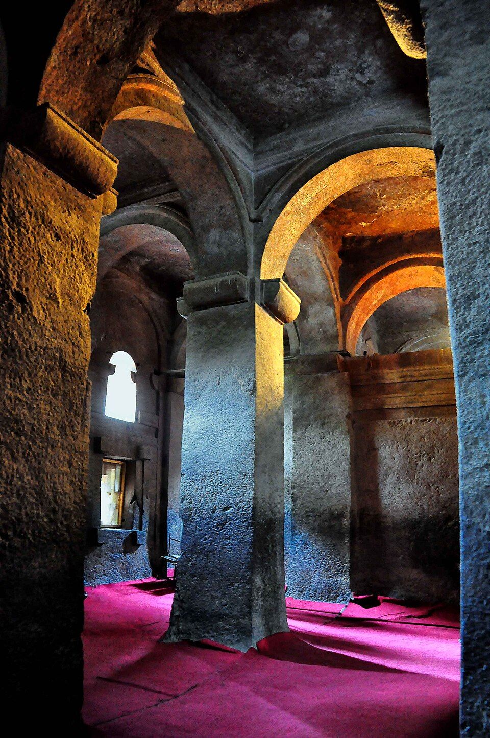 Inside Of a Rock Hewn Church, Lalibela
